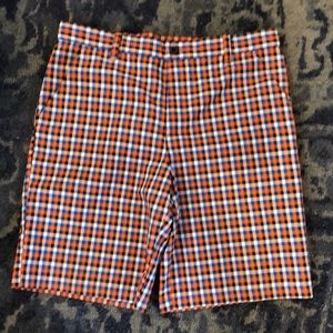 Izod Golf plaid Shorts